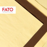 Fato - Papieren wegwerpservetten, ideaal voor informele lunches en buffetten, verpakking van 50 servetten, maat 33X33, 4 vouwen, 2-laags, champagnekleur, 100% puur cellulosepapier, FSC
