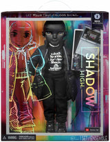 Rainbow High Shadow High - REXX McQueen - Modieuze zwarte pop met modieuze outfit en ruim 10 kleurrijke speelaccessoires - Ideaal voor verzamelaars en kinderen van 4-12 jaar