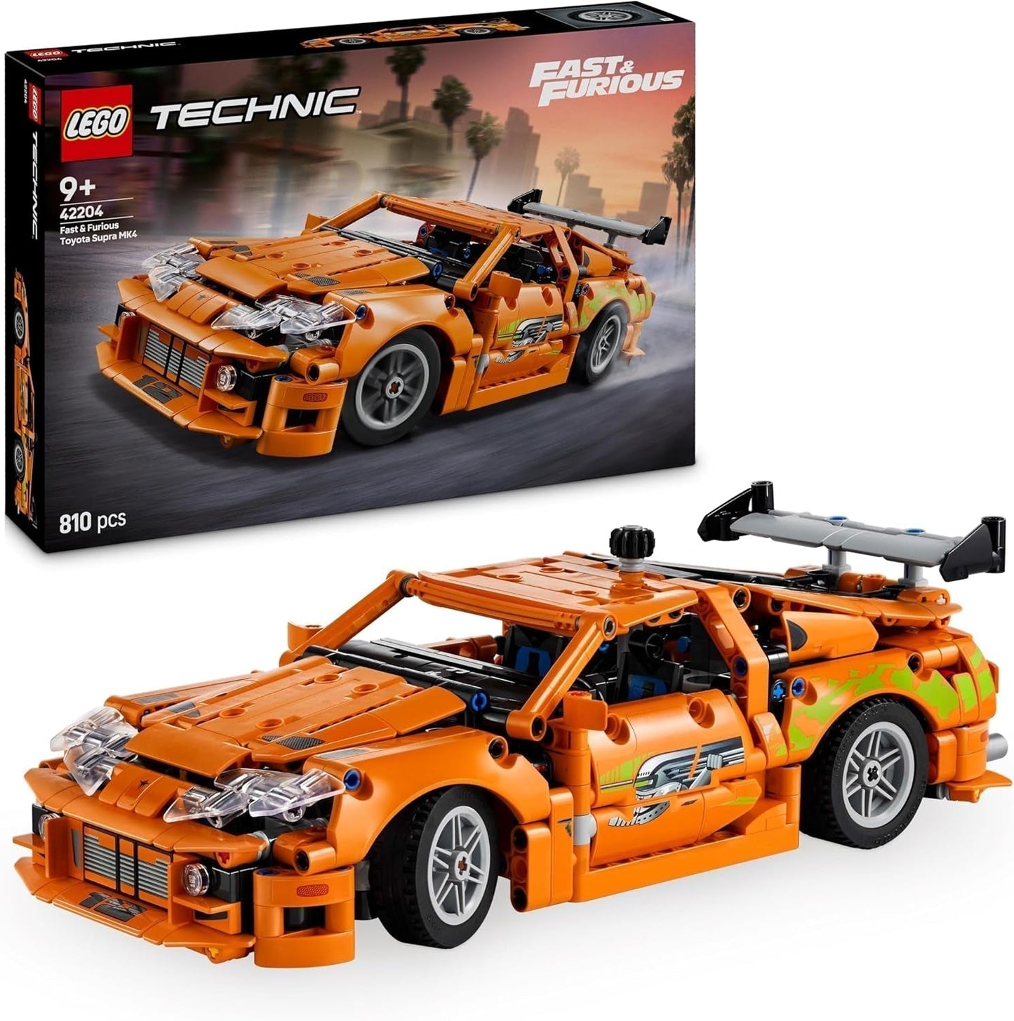 LEGO Technic Fast and Furious Toyota Supra MK4 - Speelgoedauto - Met 6-cilinder motor en openslaande deuren - Modelset voor jongens en meisjes vanaf 9 jaar - Verjaardagscadeau-idee 42204 Bouwsets Beuche den LEGO-Store Standaard titel