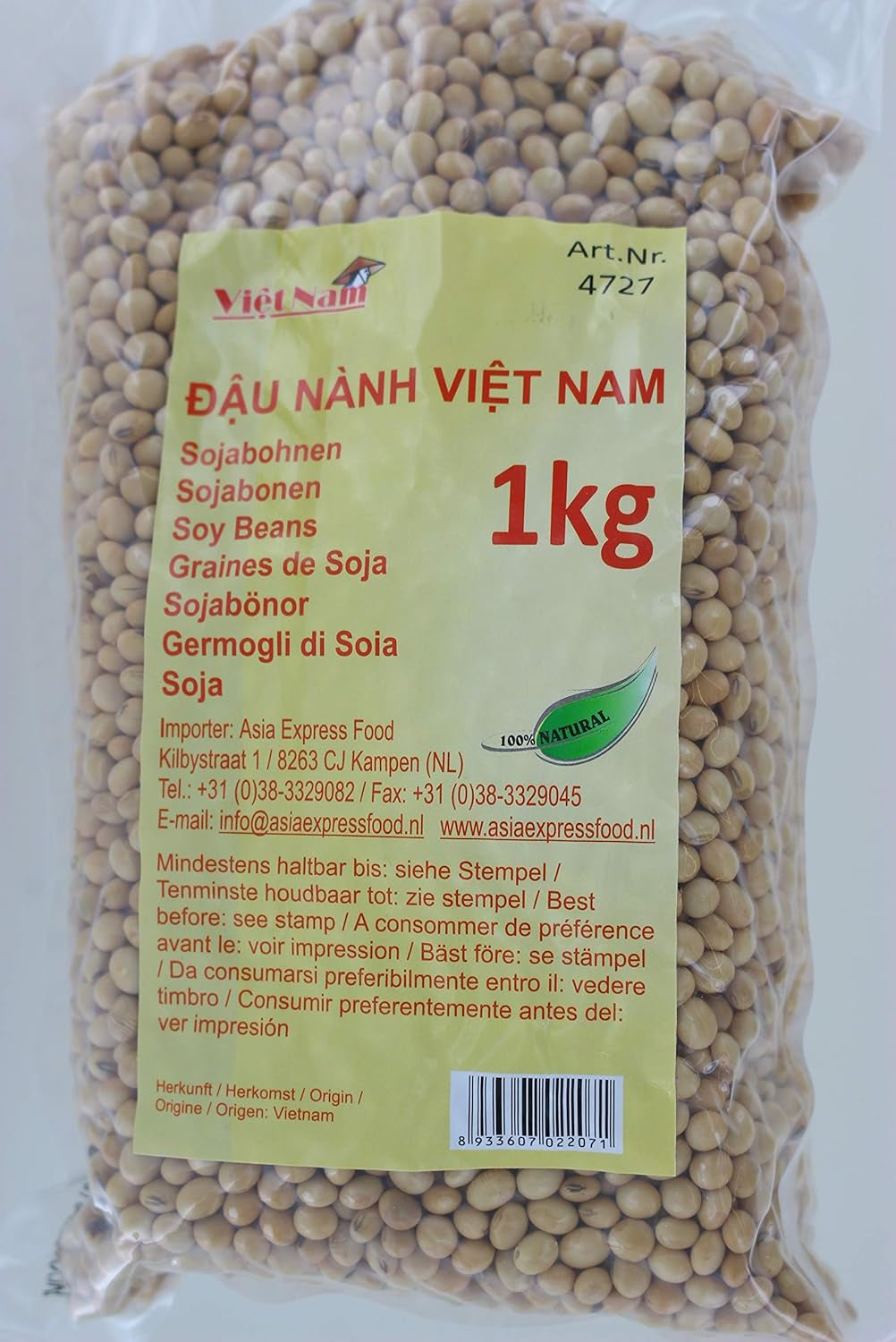 - Soja, (1 x 1 kg)