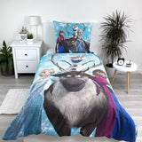 Disney Frozen Sneeuwvlokken, kinderbedlinnen, 100% katoen Beddengoed - kinderen Naty Shop