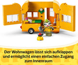 LEGO Animal Crossing Gerd's Caravan & Tuin Rollenspelset Autospeelgoed voor kinderen van 7 jaar oud Meisjes en jongens Cadeau Videogamespeelgoed met dierenfiguren 77054 Bouwsets Besuchen in LEGO-Store
