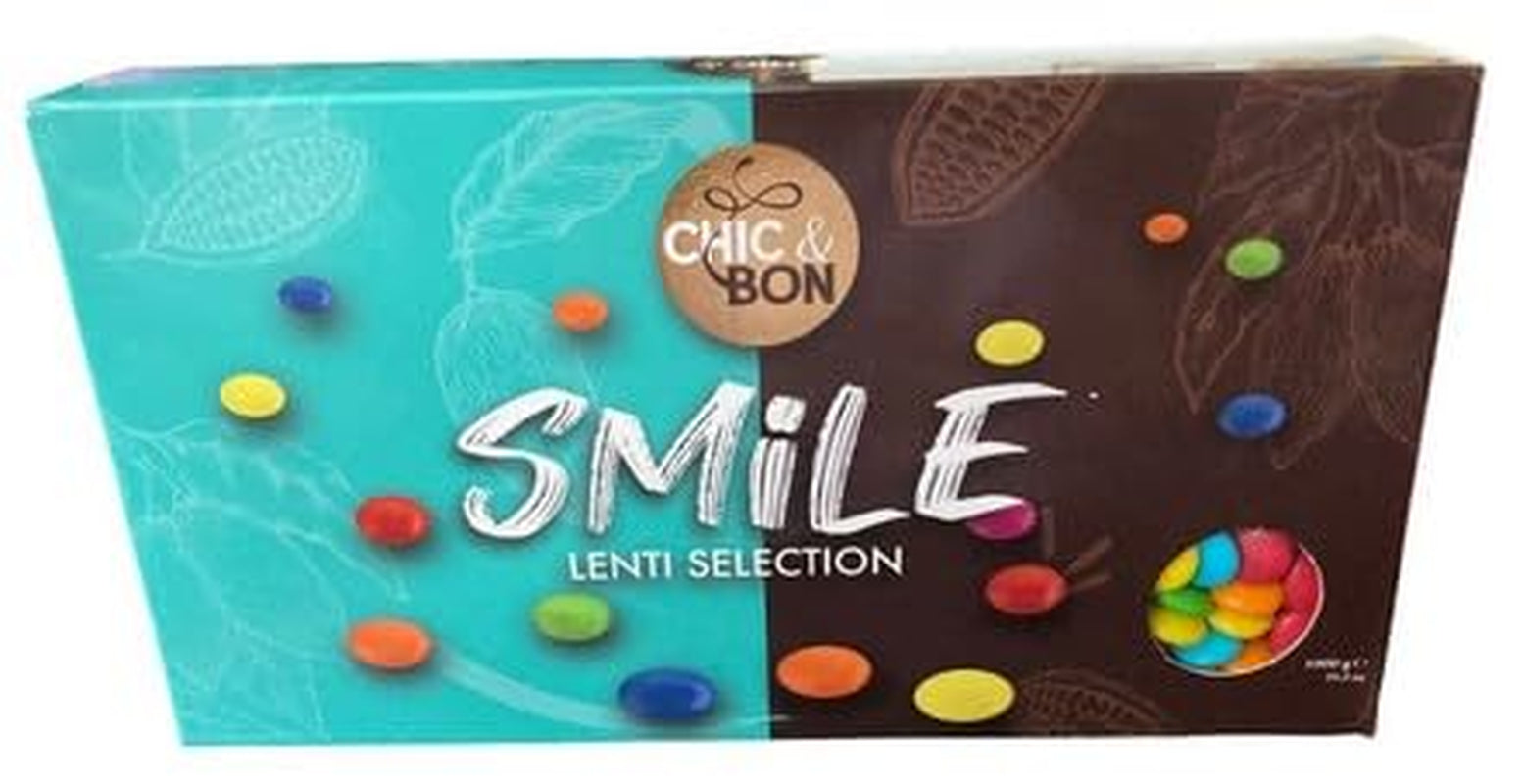 Chocolade met suiker en linzen met melk, 1 stuk
