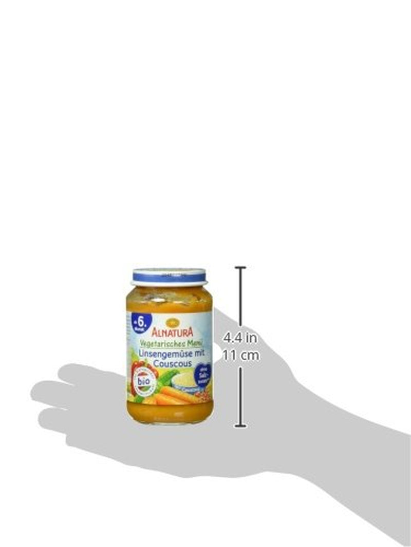 Biologische linzenstoofpot met couscous (vanaf 6 maanden), 190 g