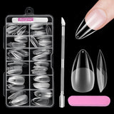 Volledige dekking korte nagels 120 stuks 12 maten Korte nageltips voor gelnagels Lijm op kunstnagels Lijm op nagelvijlset Nagelpolijstmachine Nagelriemschuiver