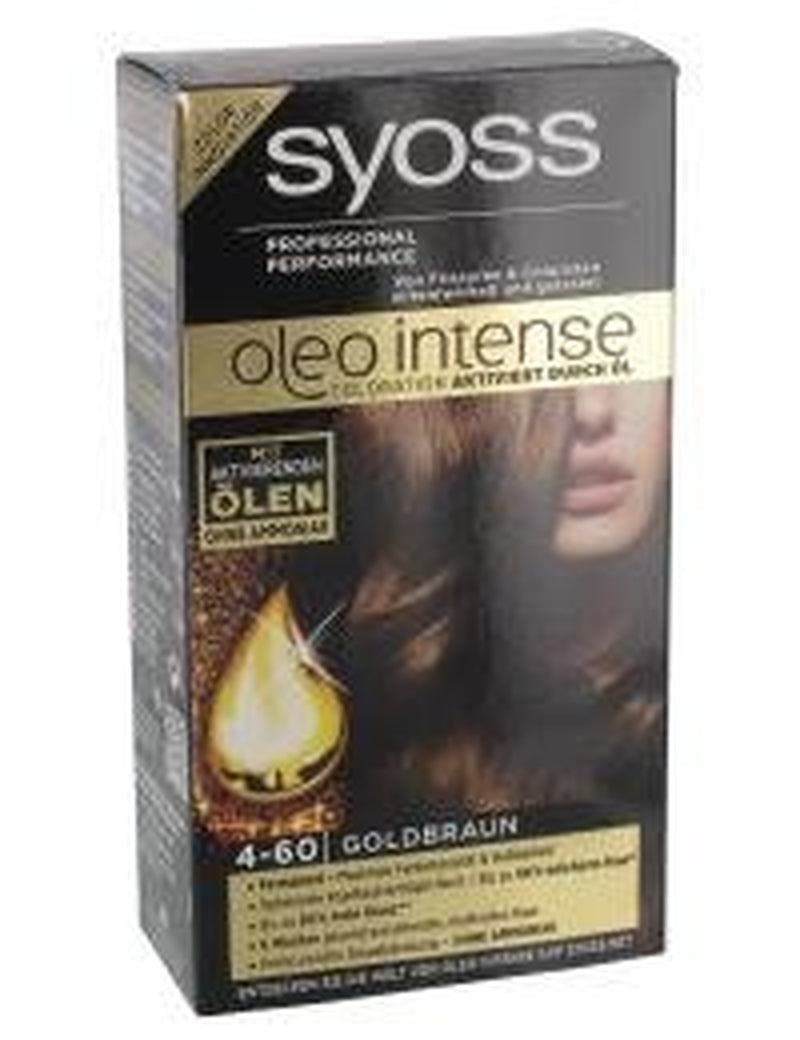 Syoss Oleo Intense Coloration 5-86 Zoetbruin 3-pack (3 x 1 stuk) Naty Shop Haarkleur Goudbruin 1 stuk (1-pack)