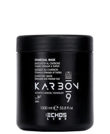 Echosline Karbon 9 biologisch veganistisch houtskoolmasker (1000 ml) Naty Shop haarmasker Standaardtitel