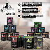 Catz Finefood Purrrr Collection I - Monoproteïne nat kattenvoer - Graanvrij, suikervrij, hypoallergeen - Hoog vleesgehalte - Multipack nat kattenvoer - in zakjes, 85 g (12 verpakkingen)