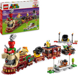 LEGO Super Mario Express Bowser Train Avontuurlijke kinderspeelset met hamer Brother 2 Gumba's en 2 Parapunctures Nintendo-cadeau voor jongens Meisjes Gamers 71437 Bouwsets Beschik over de LEGO-Store standaardtitel