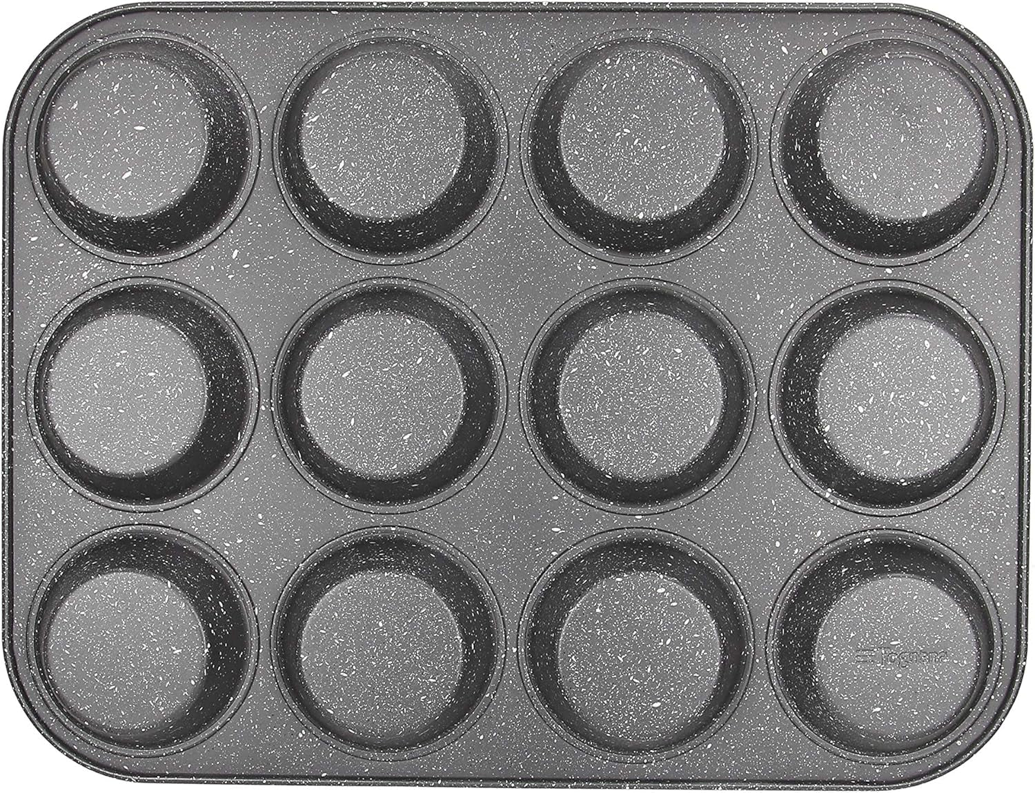 Pure Roq Muffinform Für 12 Muffins, Aluminium, Schwarz Vormen en bakplaten Naty Shop