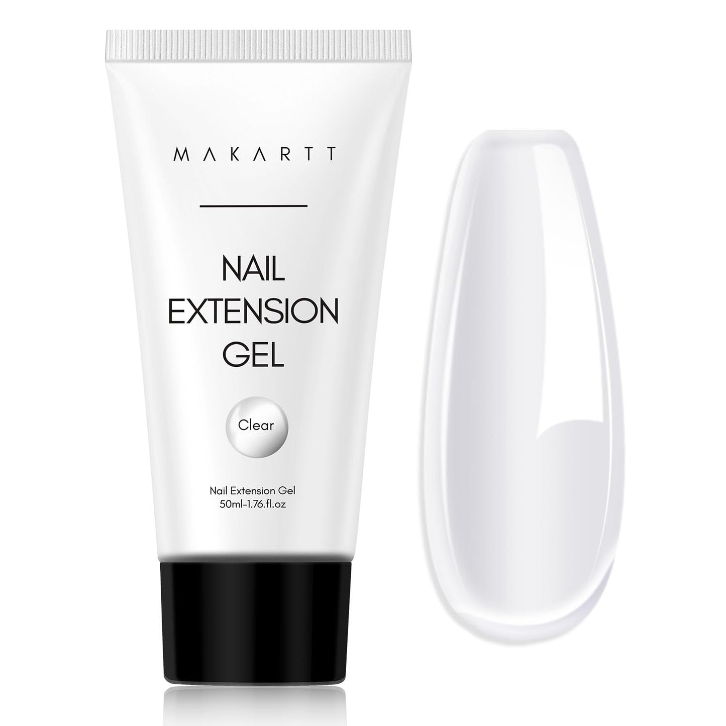 Makartt Poly nagelverlengingsgel - acrylverlengingsgel, nagelversterkende gel, nageldecoratie, 50ml (paars)