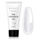 Makartt Poly nagelverlengingsgel - acrylverlengingsgel, nagelversterkende gel, nageldecoratie, 50ml (paars)