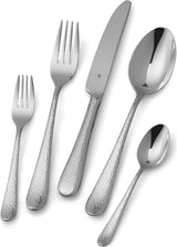 WMF Sitello bestekset voor 6 personen, Cromargan, bestekset 30-delig, monoblokmessen Keuken Naty Shop