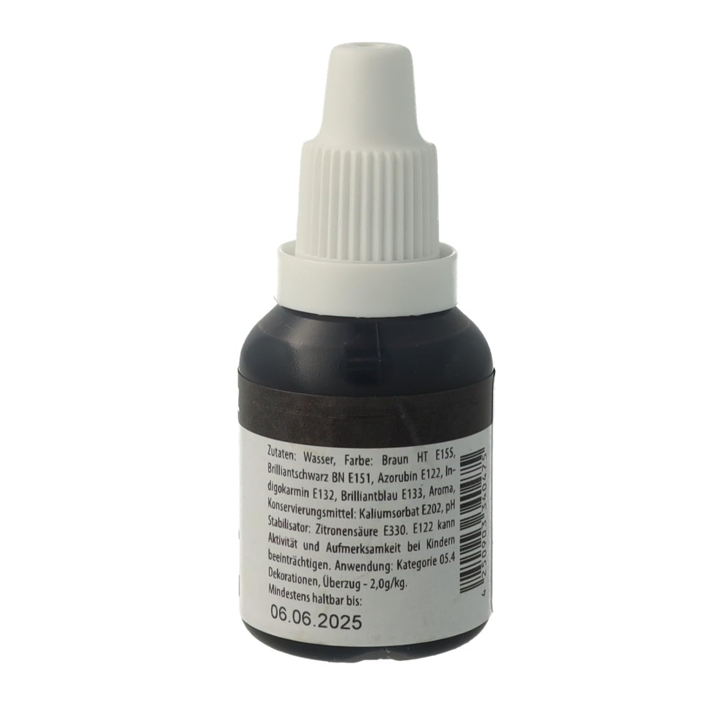 Kleurstof Bakeryteam Airbrush Zwart 20ml