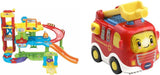 Vtech TUT TUT Baby Flitzer - Parkeergarage, kleurrijk, 66,6 x 75,3 x 45,1 cm & TUT TUT Baby Flitzer - Brandweerwagen - speelgoedauto met muziek, lichtknop, interessante zinnen en geluiden Bebe Naty Shop Toys Standaard titel