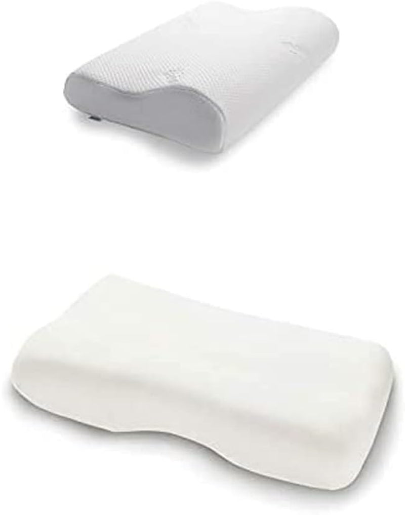 Kussenset met vulling en hoes, origineel kussen maat M met jersey kussensloop (beige)