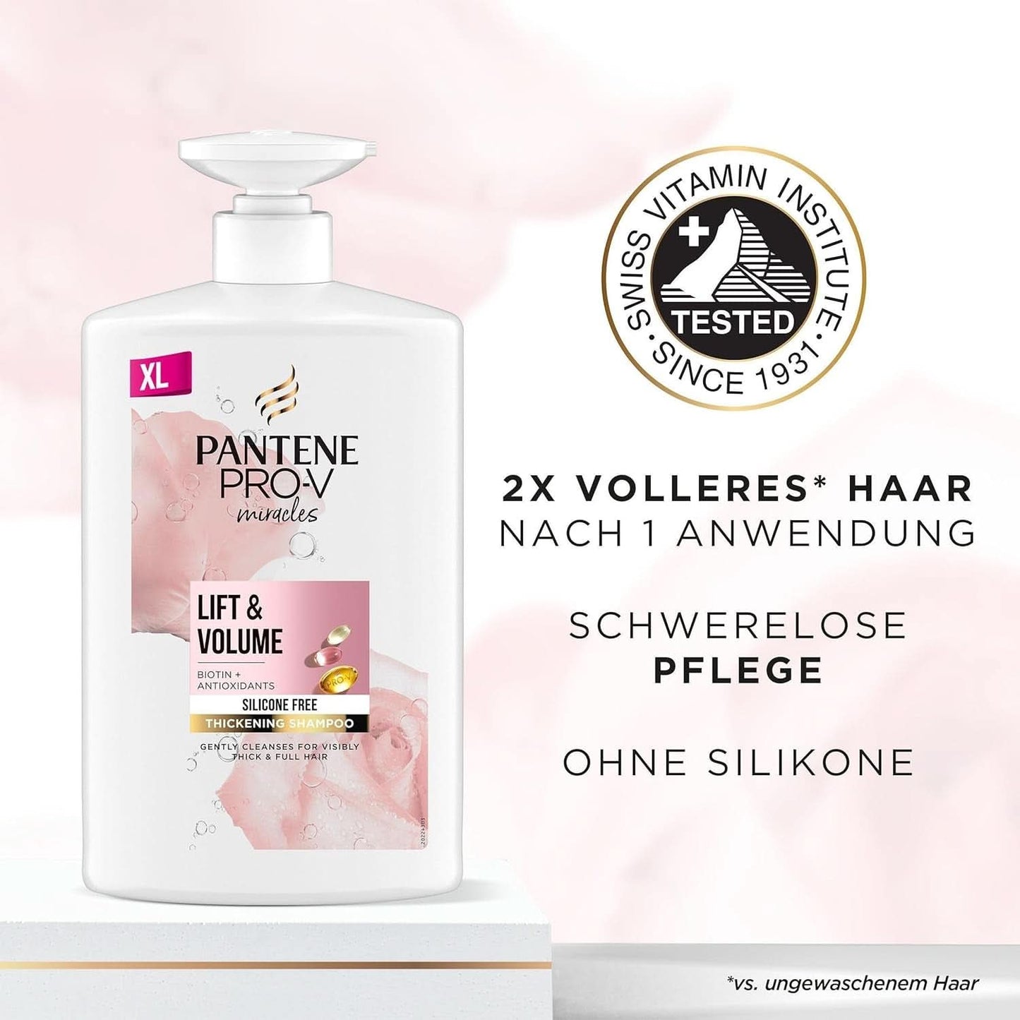Pantene Pro-V Miracles Lift'N'Volume, XXL, 1 liter Naty Shop douche en bad