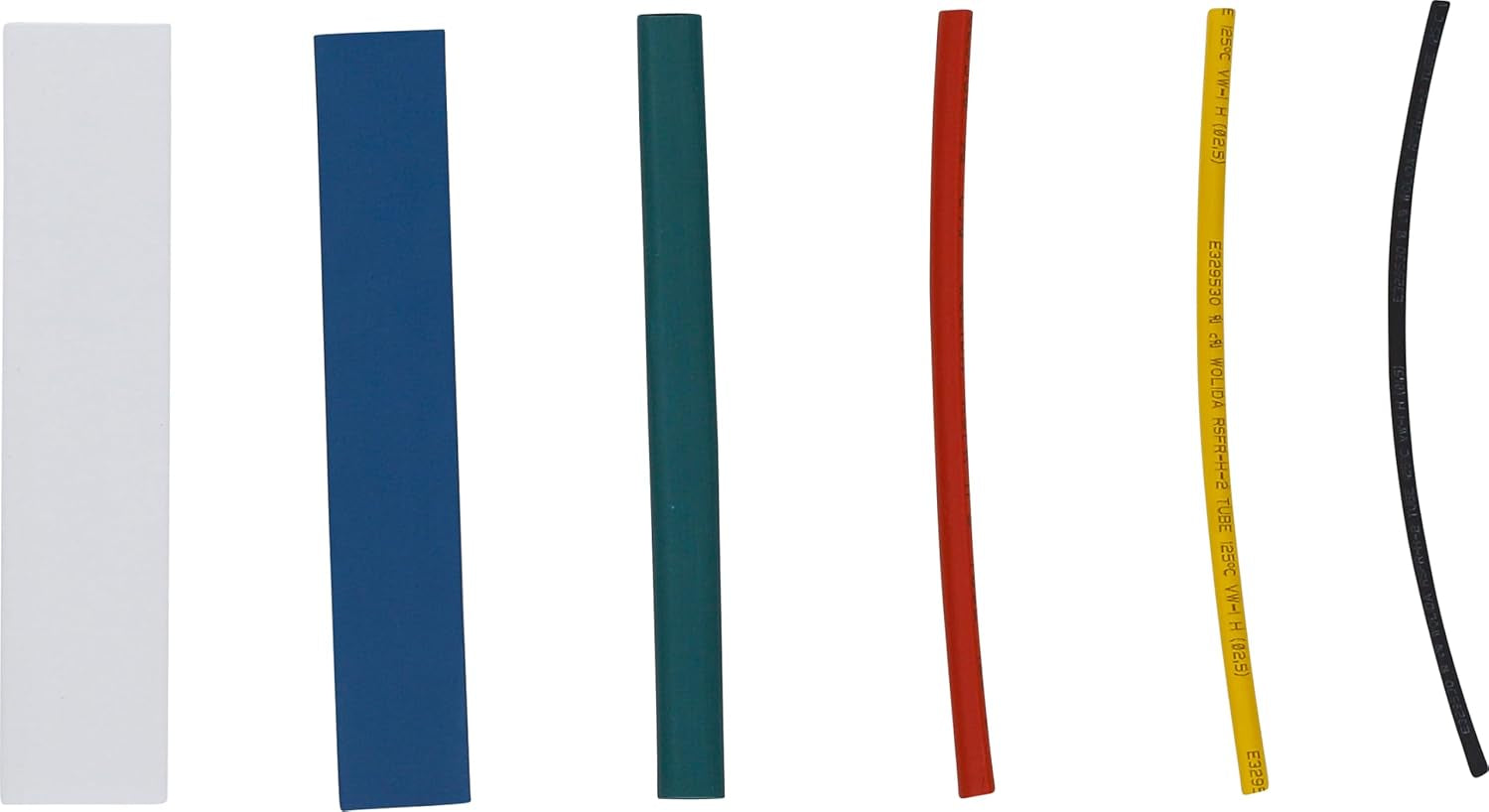 BGS 8123 | Assortiment krimpkousen | 100 stuks | Kleurrijk | Verhouding 2:1 | 6 maten | Inclusief bijpassende doos