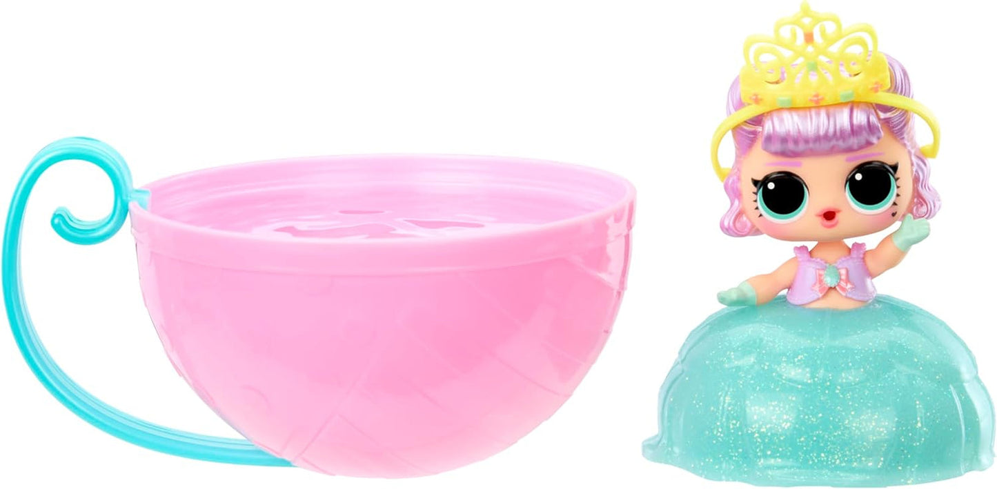 LOL Verrassing! Princess Tots - Inclusief 1 pop, gepantserde verpakking, 2 verf om een ​​prinsessenjurk te maken, 8 poppen om te verzamelen