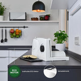 Ritter Markant 05 Multifunctionele opvouwbare elektrische broodsnijmachine en snijmachine met Eco-motor Made in Germany Versnipperaars en snijmachines Naty Shop