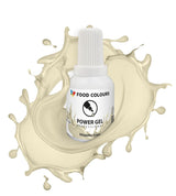 Gelvoedselkleuring, beige, champagnekleur, 20 g. Voedselkleuring voor een breed scala aan toepassingen voor het decoreren van taarten, taarten, room, biscuitgebak, royal icing, macarons.