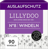 LILLYDOO Babyluiers Huidvriendelijk - Maat 3 (6-10kg), 29 stuks, Betrouwbare lekbescherming, Zacht, Geurvrij en Lotionvrij voor gevoelige huid, Dermatologisch getest