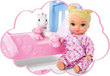 Simba Steffi Love Sweet Dreams / Schattige babypop en wieg / met glow-in-the-dark-functie / 12 stuks / 29cm / Voor kinderen vanaf 3 jaar