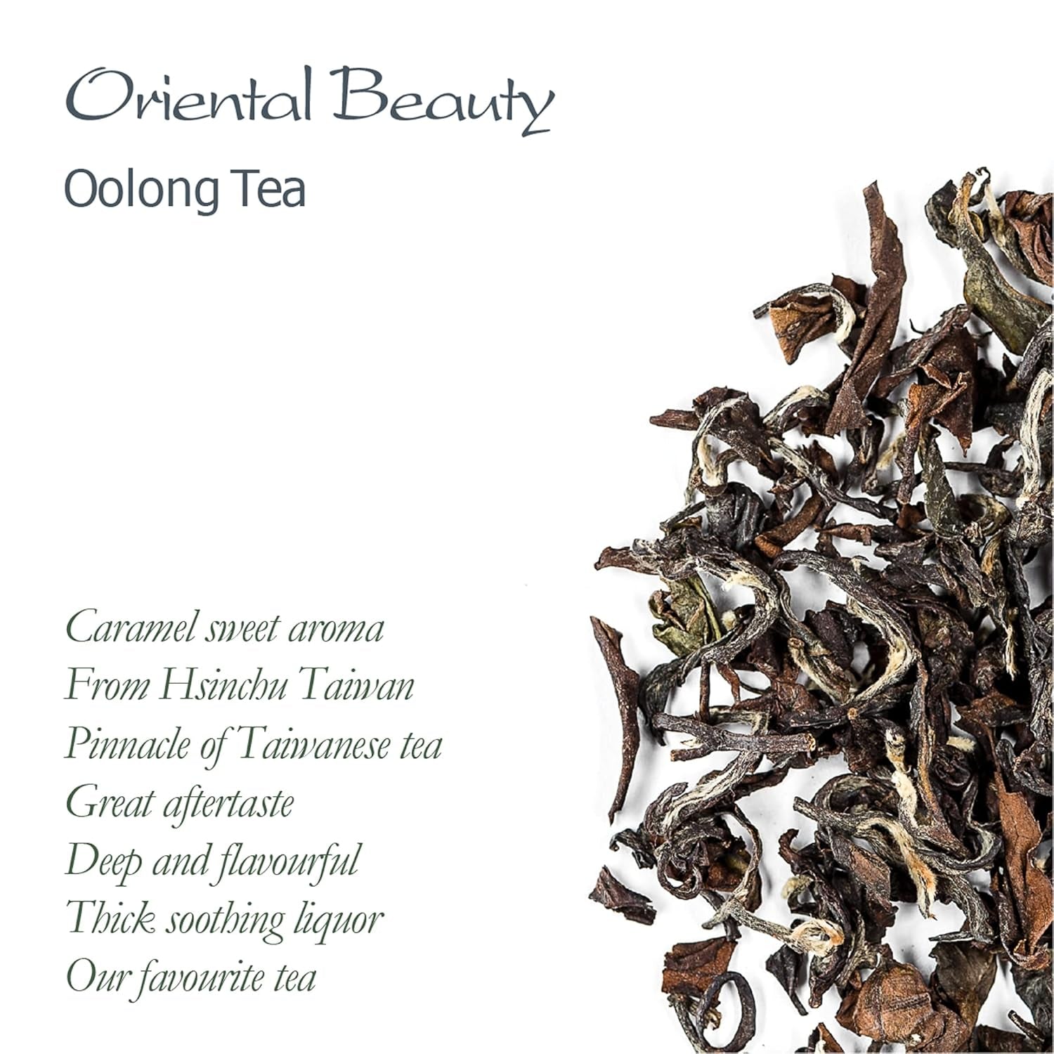 Oriental Beauty Taiwan Oolong thee - Dongfang Meiren Taiwanese thee - Wu Long White Tips of Blue Tea Wu Long Tea Oosterse blauwe thee Blauwe thee Olong thee Olong thee Biologische Oolong thee Olong thee