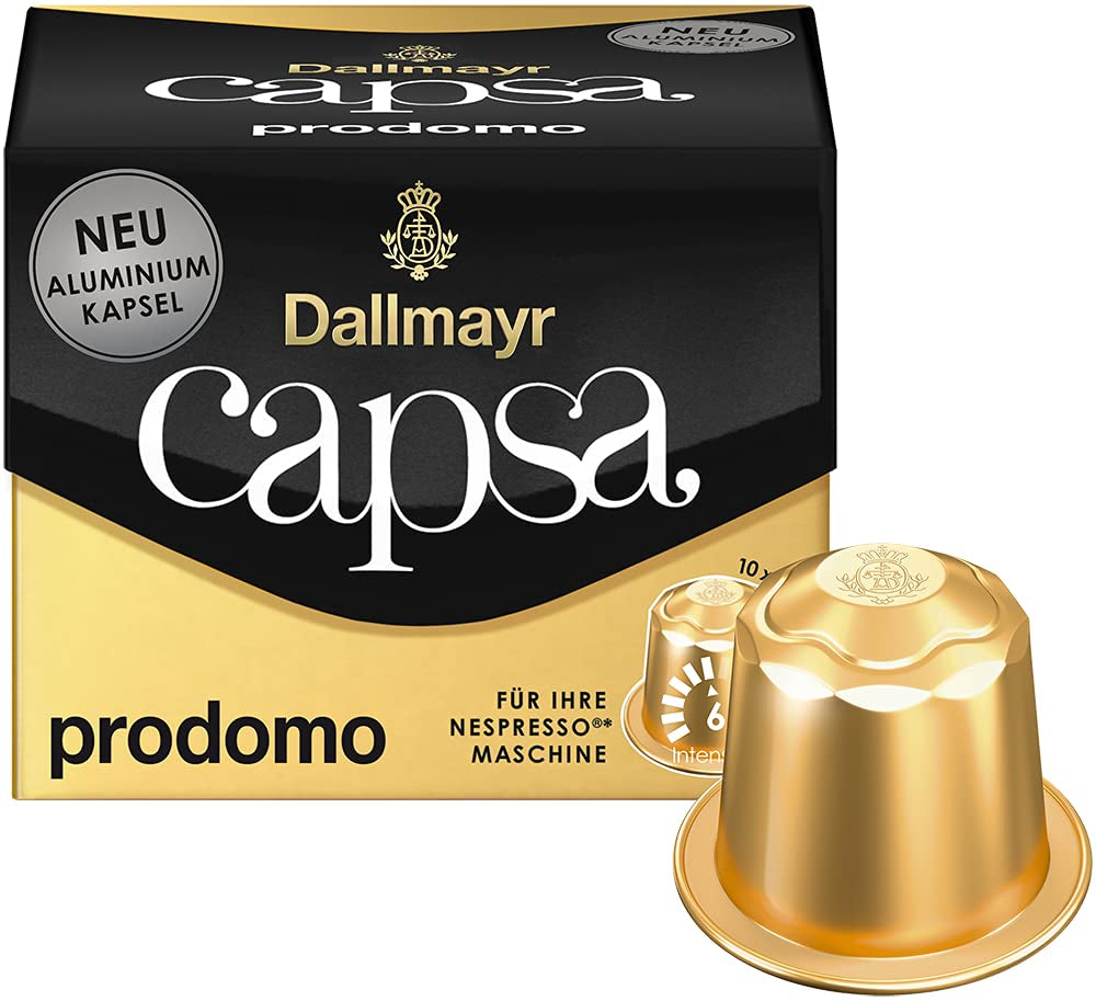 Capsa Lungo Belluno XXL, 39 Nespresso-compatibel Kapseln, 1er-pakket (1 x 218 g) & Capsa prodomo, 56g
