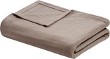 Madison Park Freshspun Wicker Twin grijze katoenen dekenbedden en dekbedden Madison Park Khaki Twin