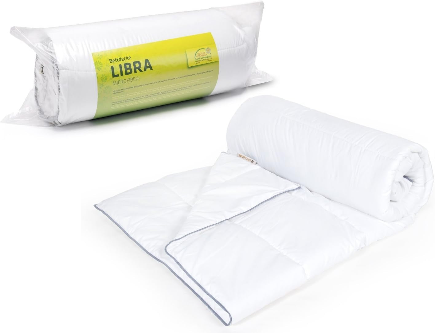 Decoking 135X200 Zomerdekbed Gewatteerd dekbed Anti-allergisch Voor mensen met allergieën Zomerdekbed 100% microvezel 800G Libra Quilts en quilts Naty Shop Wit 135X200