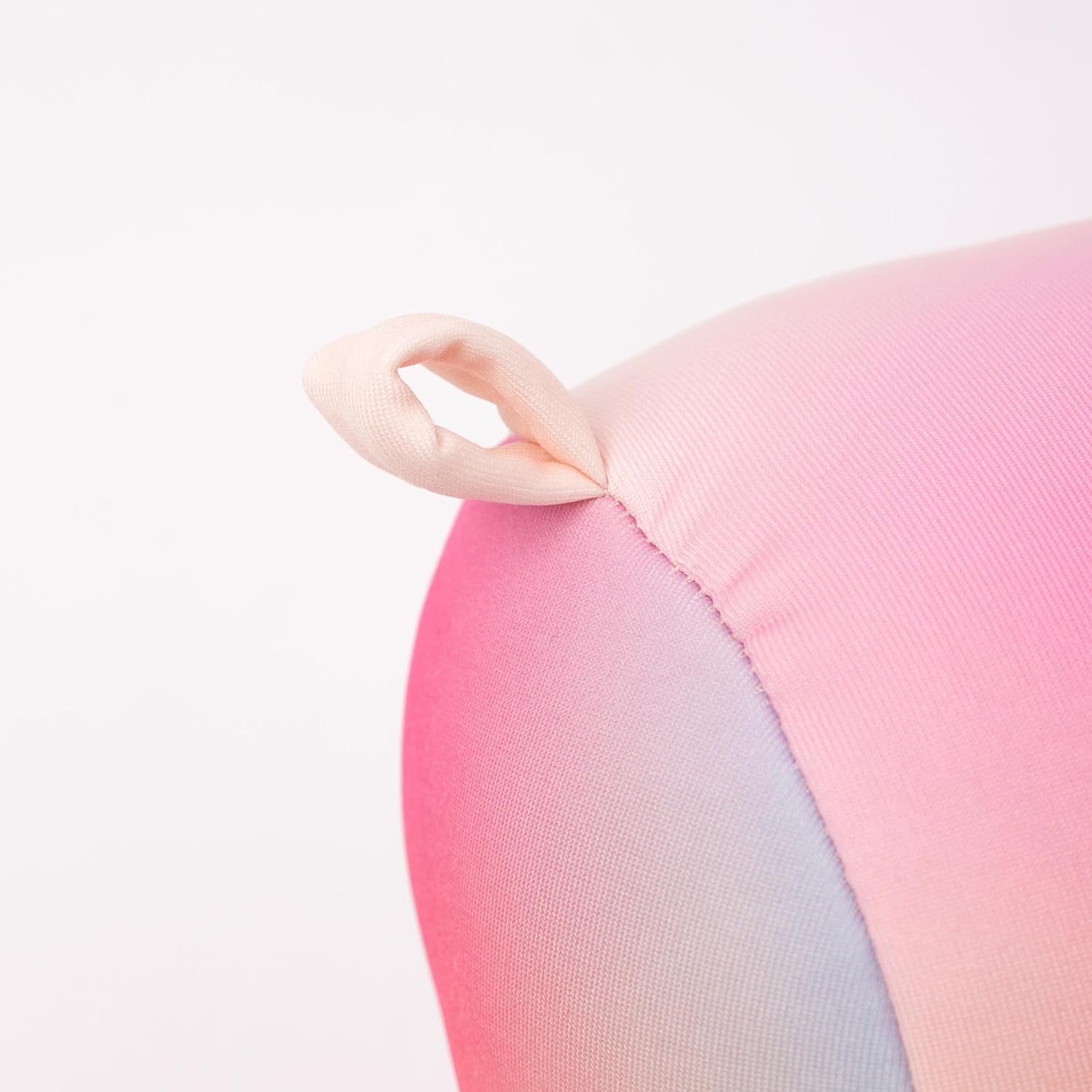 FISURA strandkussen, kleurverloop, 29 x 12 cm, ontspanningskussen, roze, origineel reiskussen, polyester campingkussen, ongemonteerd Naty Shop reiskussens