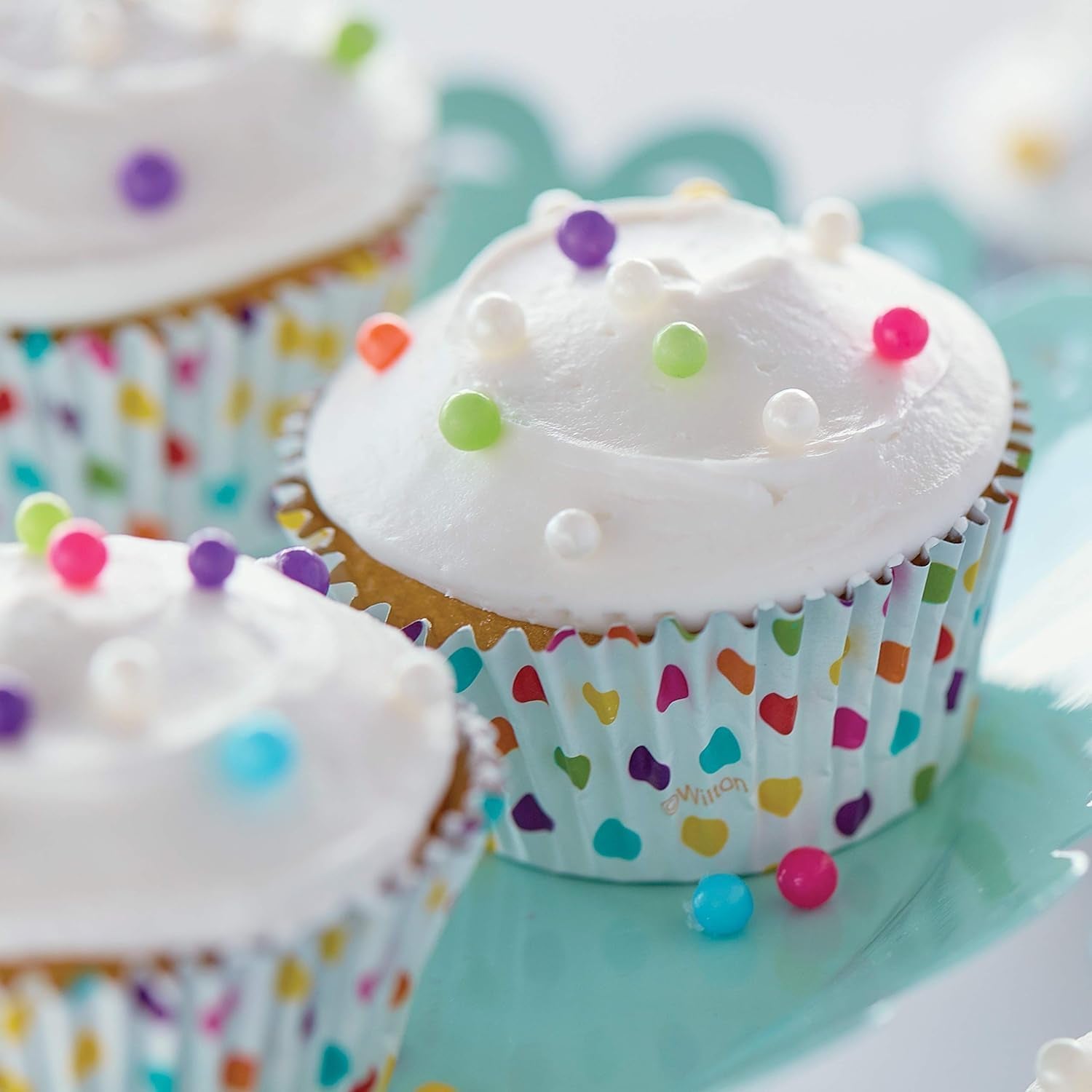 Wilton 03-3118 Cupcake-/Muffin Backform, Recept Rechts, Antihaft, 12 Vertiefungen, Grau Vormen en bakplaten Naty Shop