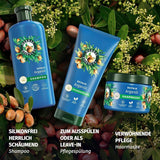 Herbal Essences Haarherstelmasker met arganolie 300ml. Van beschadigd haar naar gladder en glanzender haar. Intensieve zorg. Met ingrediënten van natuurlijke oorsprong. Veganistisch Naty Shop haarmasker