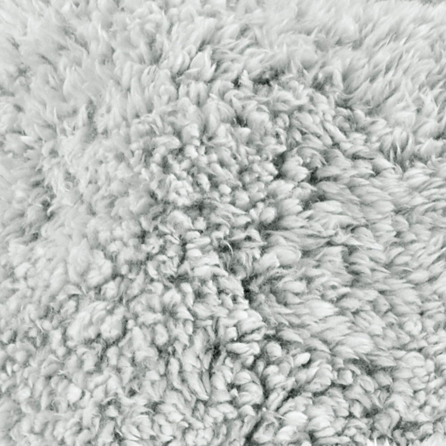 Aqua-Textil Pluizige knuffeldeken 150 X 200 Cm Grijs Wit Melange Pluche TV-deken Sprei Sherpa Fleece Oeko-Tex Ottawa Bedden en dekens Besuche den aqua-textil-Store