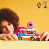 LEGO City Donut Truck - Speelgoedfoodtruck met 2 minifiguren van de politie - Constructiespeelgoed voor jongens en meisjes vanaf 5 jaar - Cadeau-idee voor verjaardagen en feestdagen 60452 Bouwsets Besuche den LEGO-Store