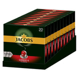 Kaffeekapseln Lungo Classico, Intensität 6 van 12, 10 x 20 Getränke & Kaffeekapseln Espresso Intenso, Intensität 10 van 12, 200 Nespresso®* compatibel Kapseln, 10 x 20 Getränke