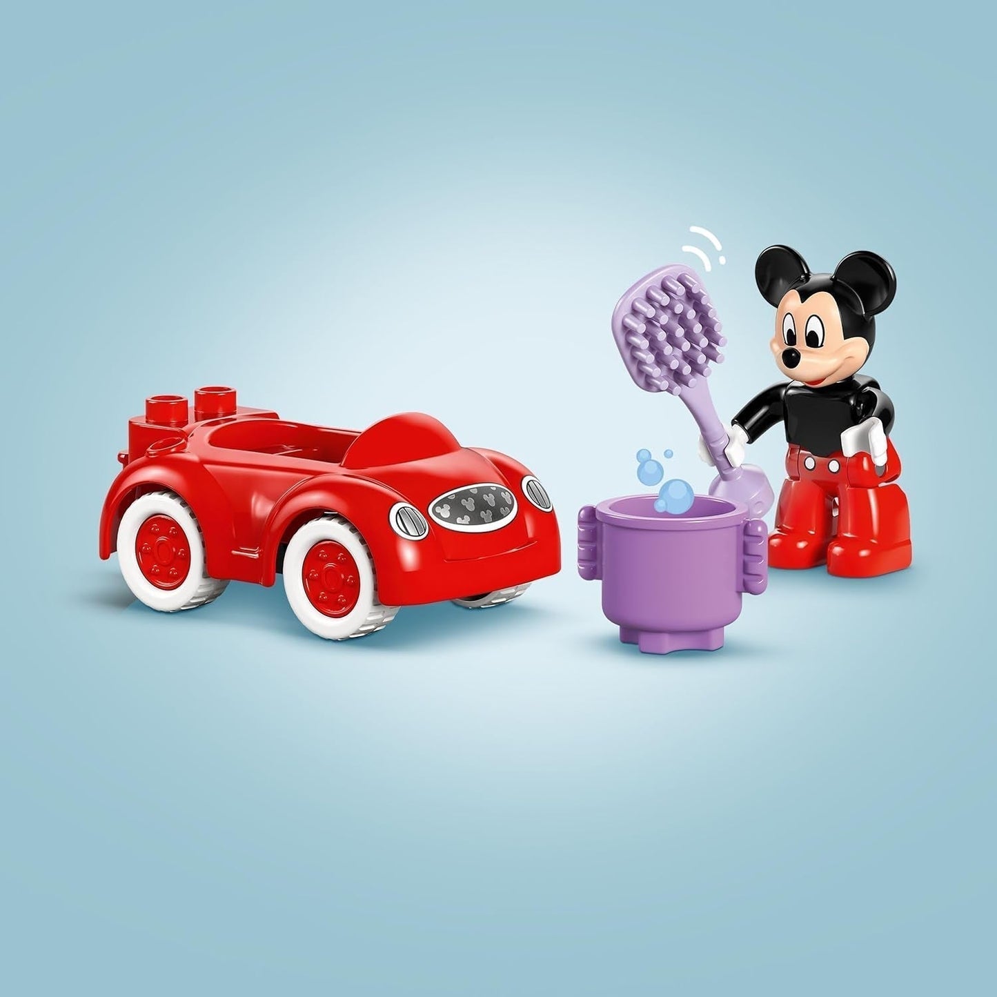 LEGO DUPLO - Disney Mickey's clubhuis en auto - educatief speelgoed voor kleuters - bouwset met 2 minifiguren, waaronder Mickey Mouse en Computer Toodles - cadeau-idee voor jongens en meisjes vanaf 2 jaar 10454 Bouwsets Beuche den LEGO-Store