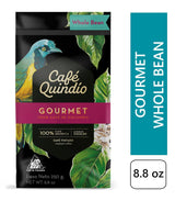 Cafe Quindio Gourmet - Speciale koffie - 100% Arabica koffiebonen, Colombia, 250g - ideaal voor portafiltermachines, volautomatische machines, filterkoffie of Franse pers