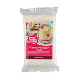 Funcakes Fondant met meringuesmaak: Gemakkelijk te gebruiken, glad, flexibel, zacht en kneedbaar, perfect voor het versieren van taarten, koosjer en glutenvrij. 1 kg