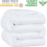 Kingsley Trend alternatief wit donzen dekbed voor alle seizoenen, het hele seizoen, kingsize dekbed (2,6 x 2,3 m), zacht, machinewasbaar dekbedden en quilts Naty Shop