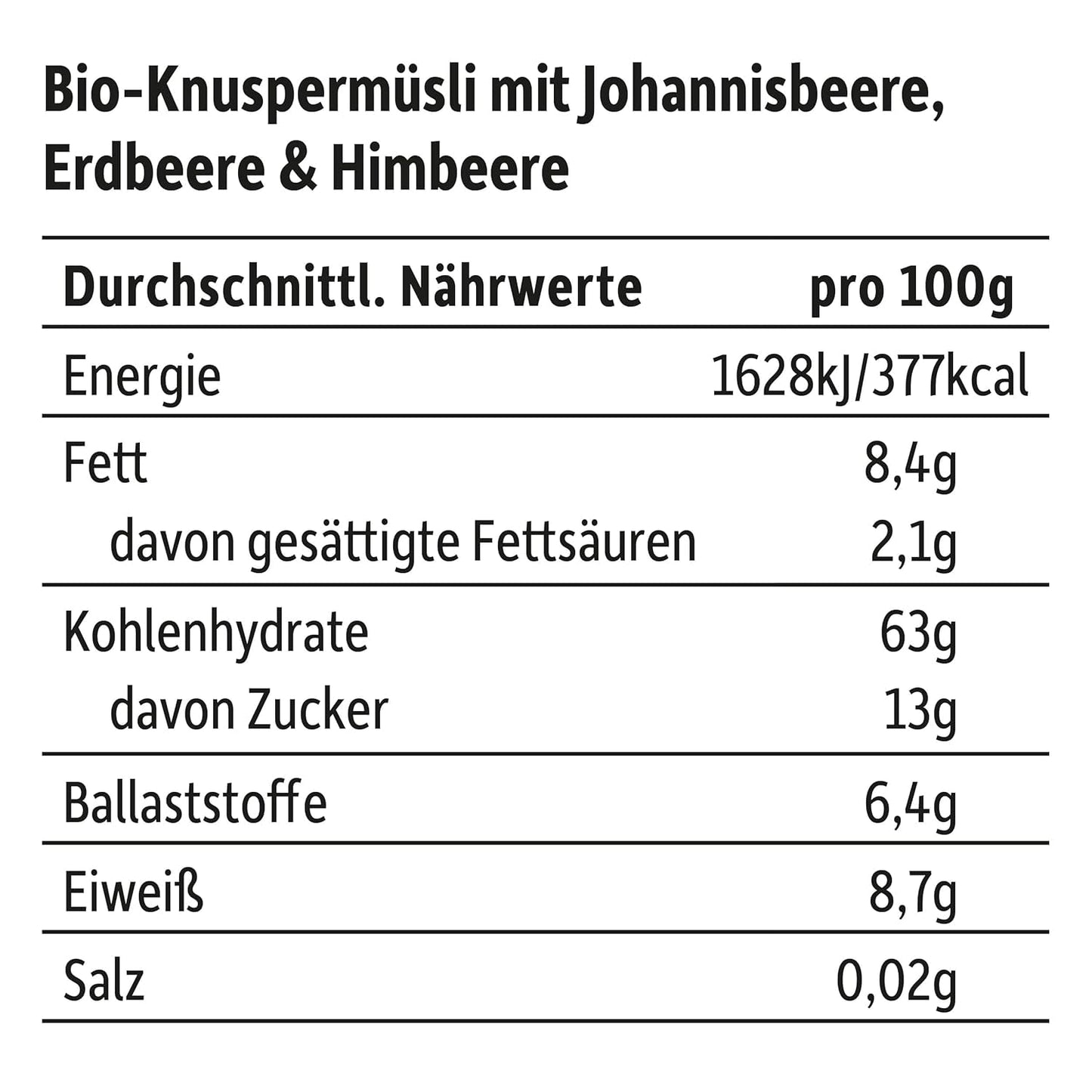 FRECHE FREUNDE Biologische ontbijtmuesli Edda's bessen knapperige mueslimix voor schoolkinderen met gevriesdroogde aardbeien Veganistisch 6-pack (6 x 280 g)