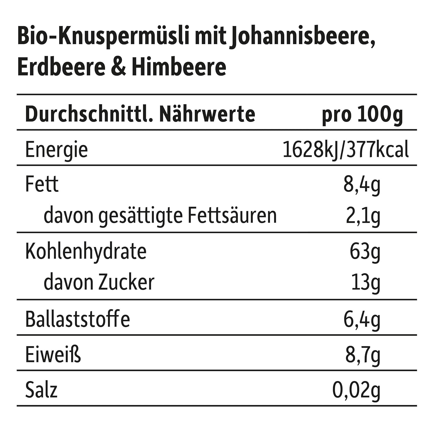 FRECHE FREUNDE Biologische ontbijtmuesli Edda's bessen knapperige mueslimix voor schoolkinderen met gevriesdroogde aardbeien Veganistisch 6-pack (6 x 280 g)