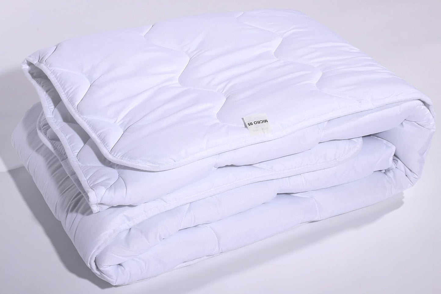BONEX dekbed Micro 95 Gewatteerd dekbed Anti-allergisch Voor mensen met allergieën 100% microvezel 155X200 Cm 1400 G Dekbedden en dekbedden Naty Shop