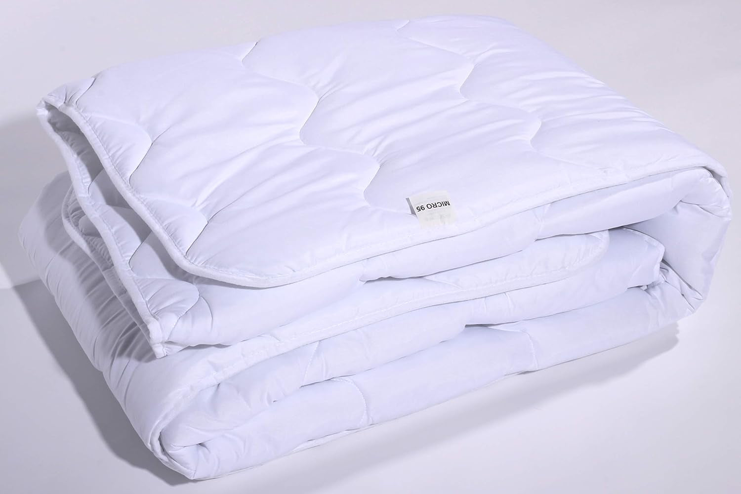 BONEX dekbed Micro 95 Gewatteerd dekbed Anti-allergisch Voor mensen met allergieën 100% microvezel 155X200 Cm 1400 G Dekbedden en dekbedden Naty Shop