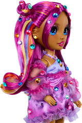 Rainbow High Be Dazzling - Noemie Violette - Lila 28 cm modepop met decoratietool, fonkelende edelstenen en stylingaccessoires