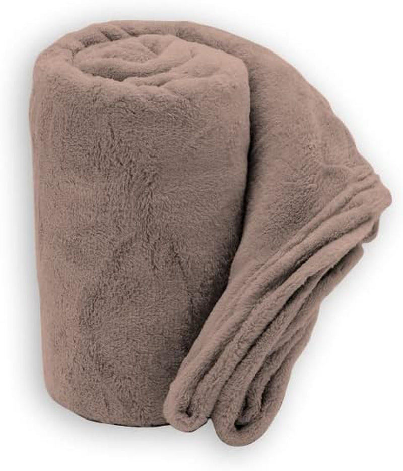 Zachte deken | Geruit | Zachte aanraking | 130 x 160 cm | Poeder Dekbedden en dekbedden Naty Shop Poeder 130X160