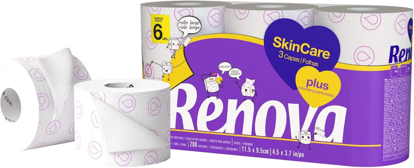 FORNOR RENOVA 67125 RENOVA TOILETPAPIER GEURENDE HUIDVERZORGING