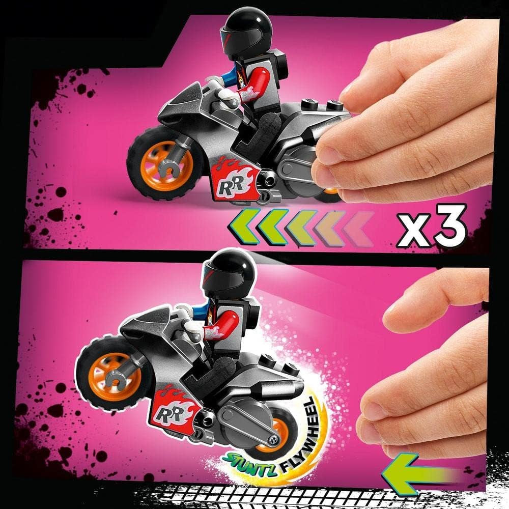 LEGO 60361 City Stuntz Ultieme Stunt Rider Challenge, 3In1 Stunts voor 1 of 2 spelers, met 2 speelgoedmotoren op wielen voor kinderen, Set 2023 Bouwsets Besuche in LEGO-Store