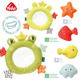 Fehn kikkerbadnet - Babybadspeeltje voor in bad - Drijvend waterspeelgoed voor vrolijk badplezier - Badspeelgoed voor baby's en peuters vanaf 0+ maanden Babyspeelgoed Naty Shop